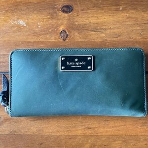 Kate spade army green wallet